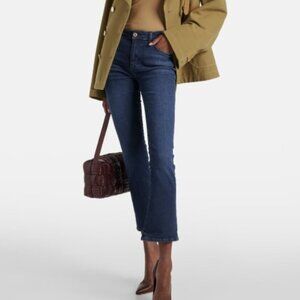 AG Jodi Crop High-Rise Slim Fit Flare Crop Jeans